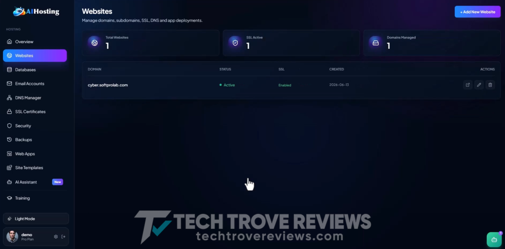 AI Hosting 2.0 Demo