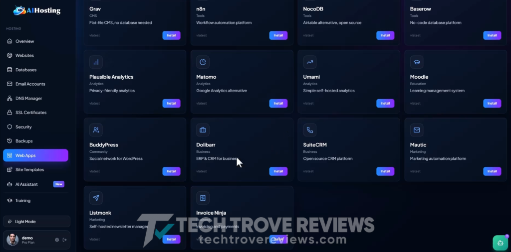 AI Hosting 2.0 Demo