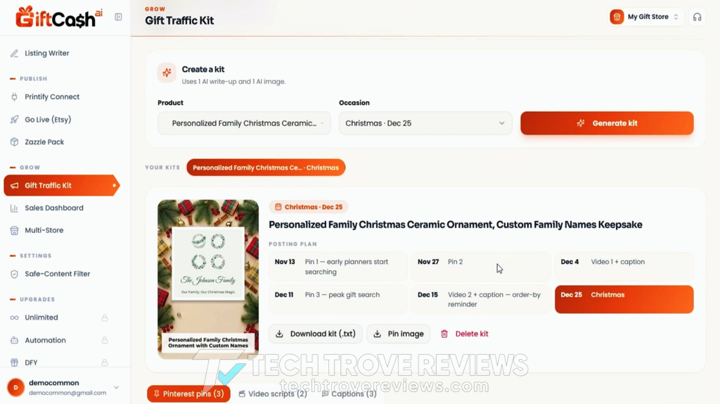 GiftCash AI Demo 