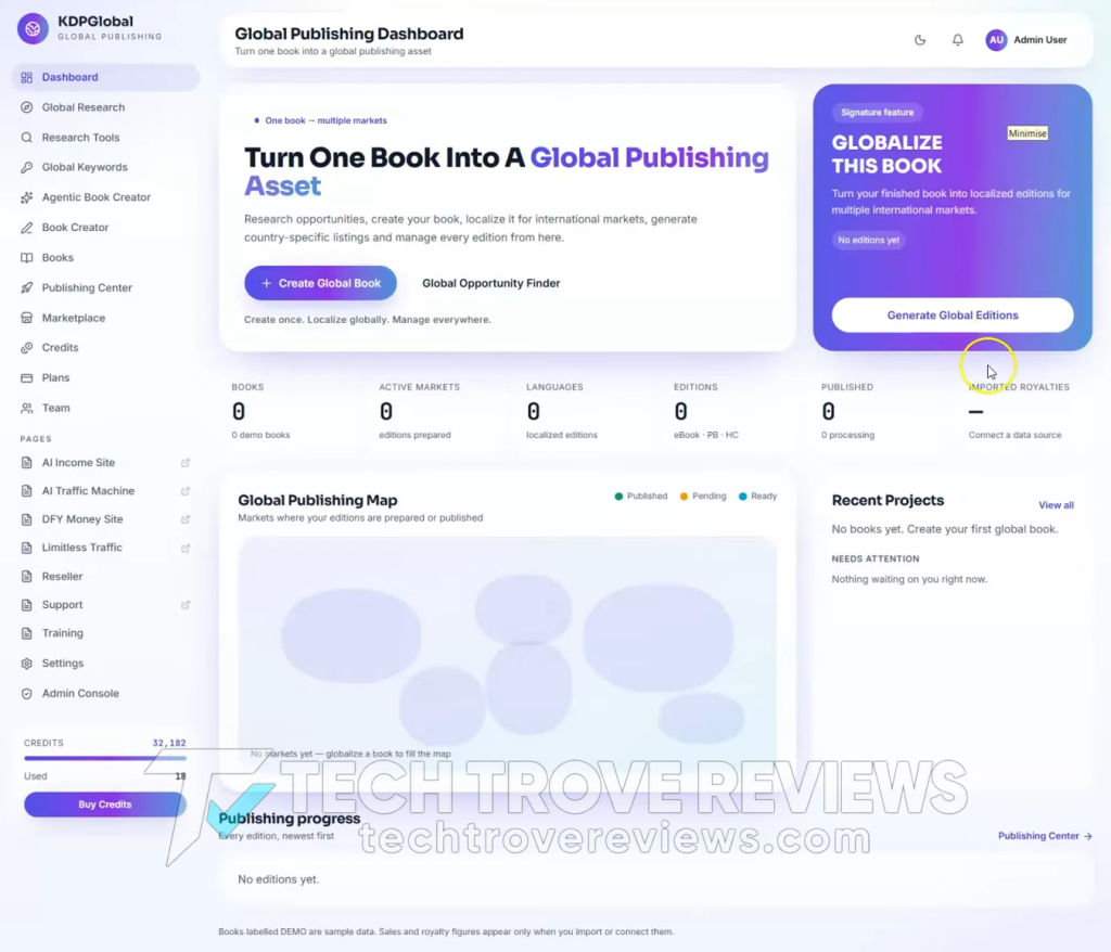 KDPGlobal Demo