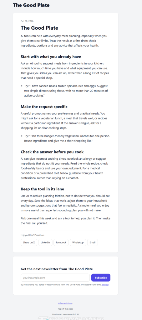 NewsletterPub AI Demo