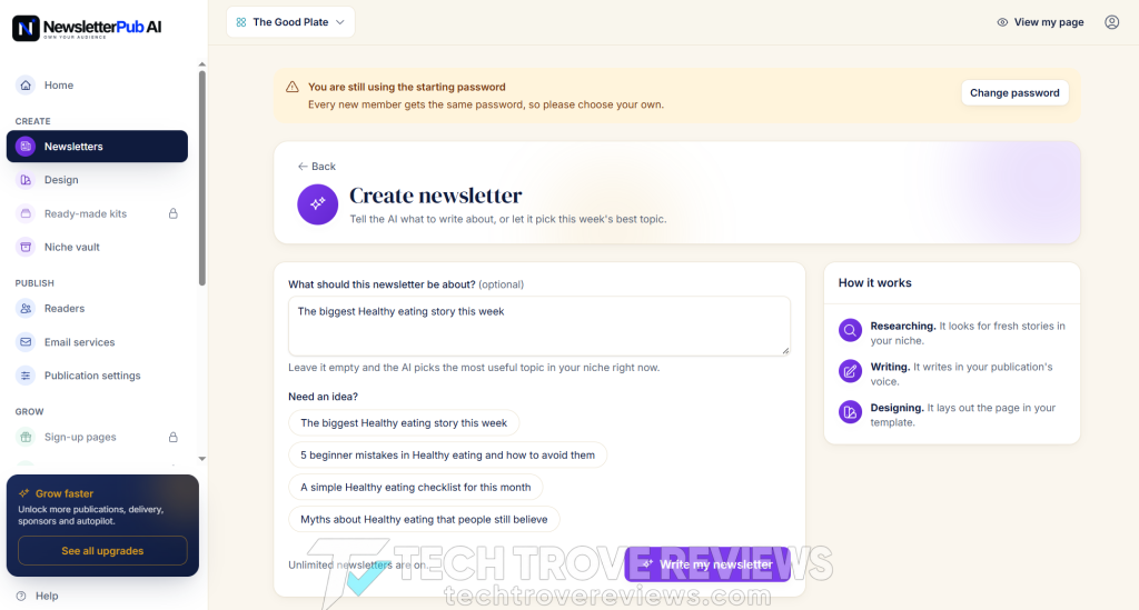 NewsletterPub AI Demo