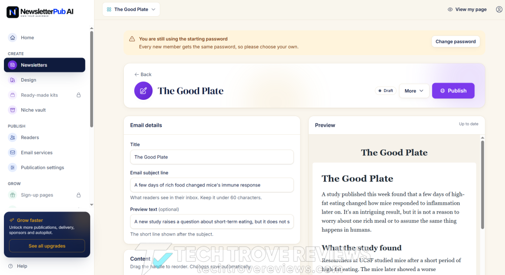 NewsletterPub AI Demo