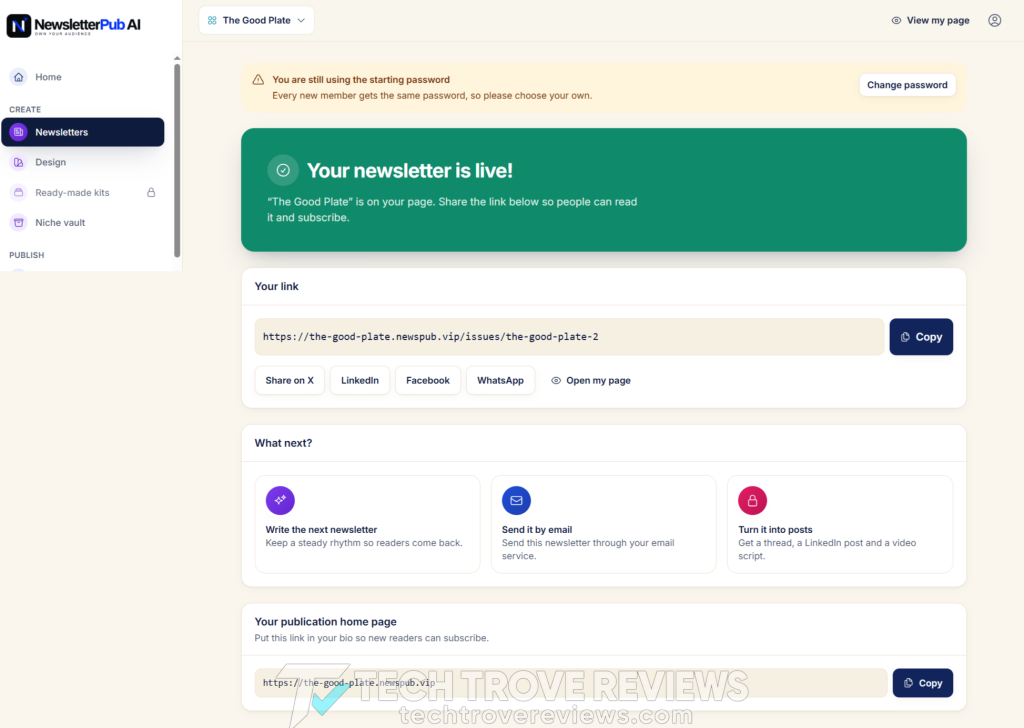 NewsletterPub AI Demo